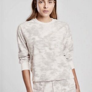 Athleta Farallon Tie-dye Print Sweatshirt size small